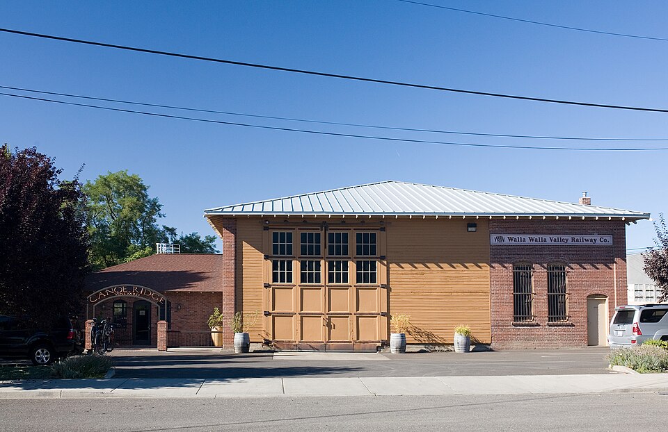Photograph of Walla Walla Valley Traction Company Car Barn