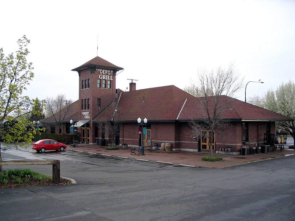 Photograph of Northern Pacific Railway Passenger Depot