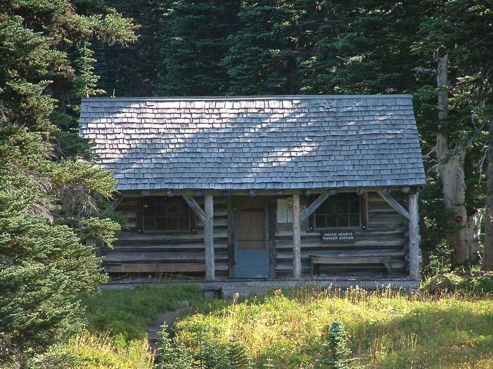 Photograph of Indian Henry's Patrol Cabin