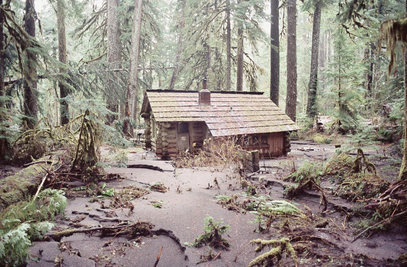 Photograph of Ipsut Creek Patrol Cabin