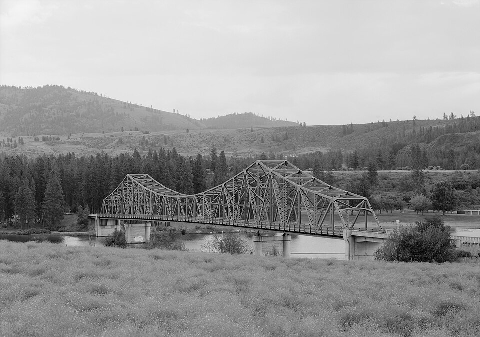 Photograph of Spokane River Bridge at Fort Spokane