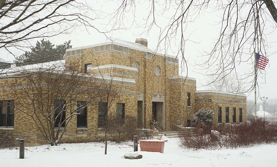 Photograph of Mequon Town Hall and Fire Station Complex