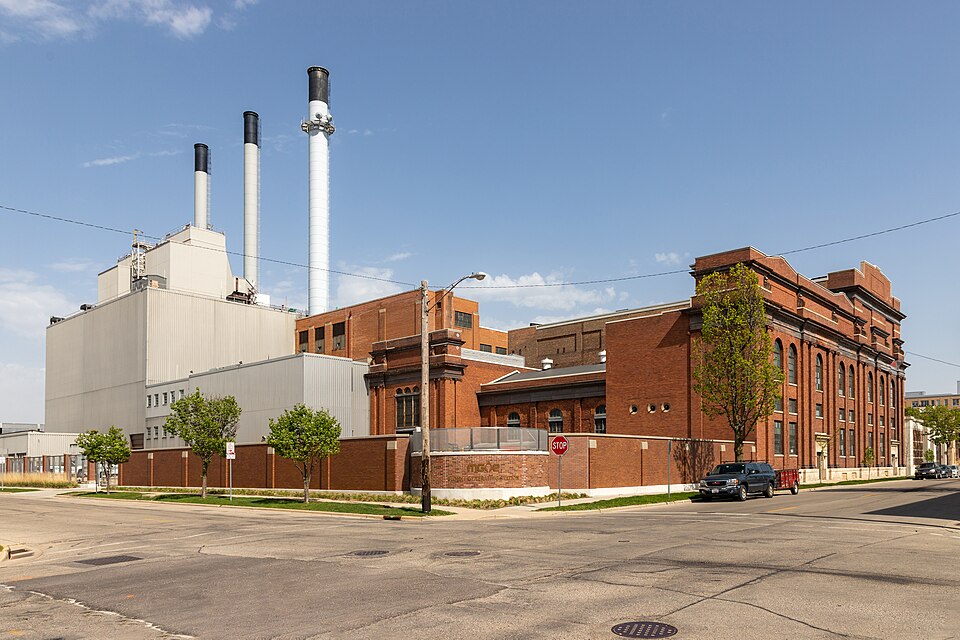 Photograph of Madison Gas and Electric Company Powerhouse
