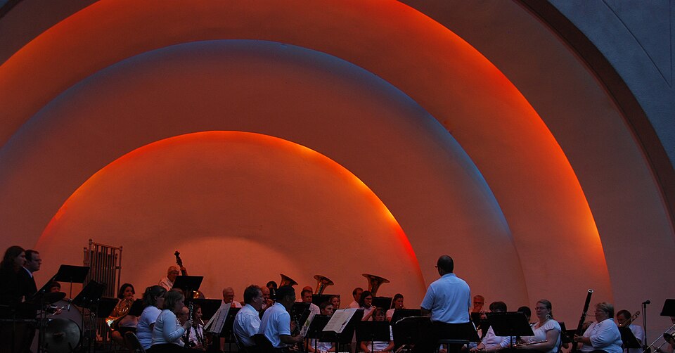 Photograph of Sarge Boyd Bandshell