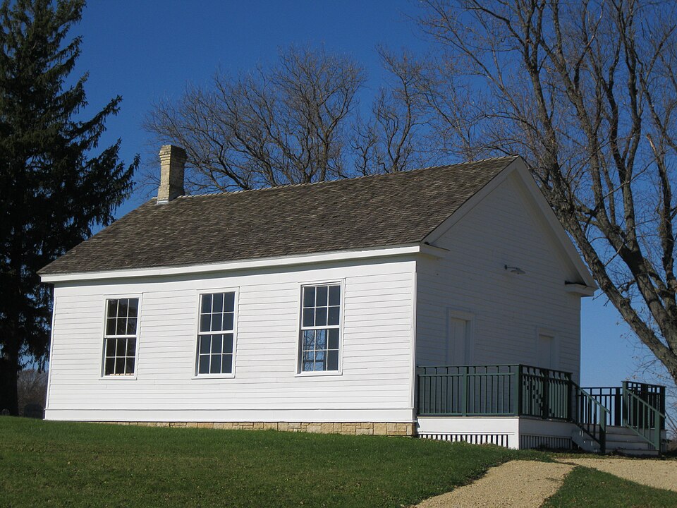 Photograph of Rutland United Brethren in Christ Meeting House and Cemetery