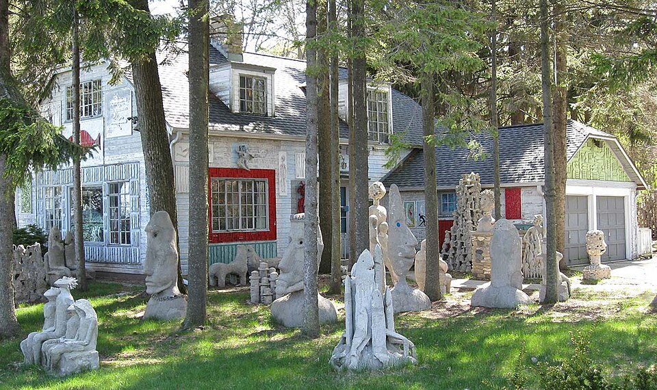 Photograph of Mary Nohl Art Environment