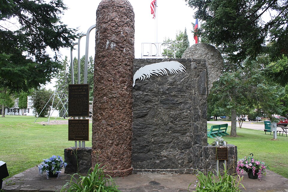 Photograph of Lidice Memorial