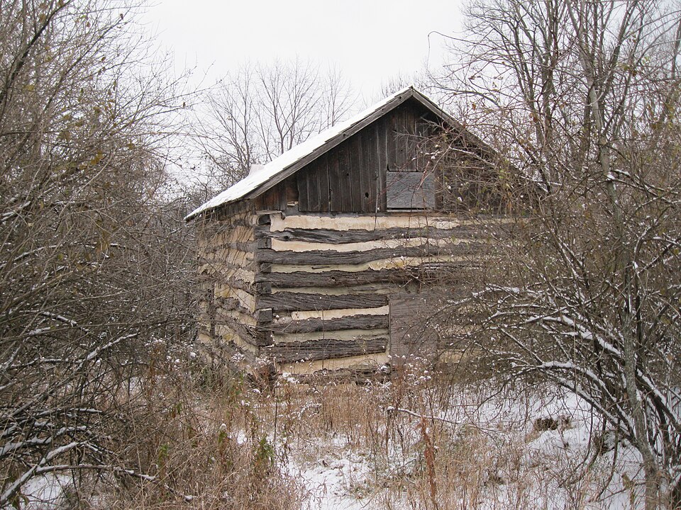 Photograph of John and Margarethe Kemp Cabin