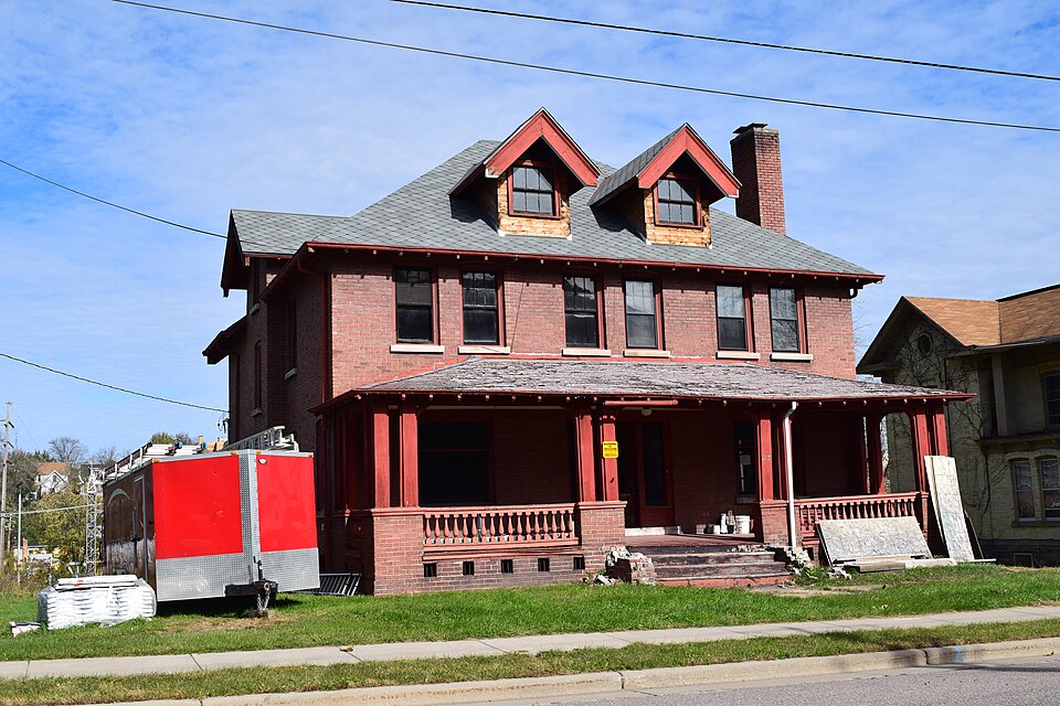 Photograph of Charles and Anna Ruhland House
