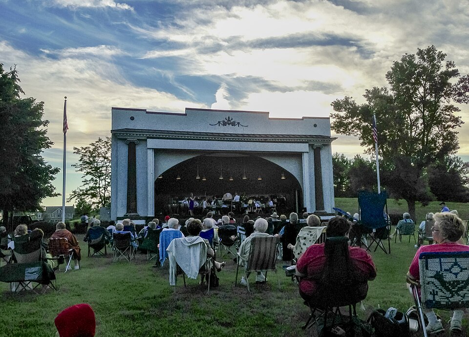 Photograph of Elkhorn Band Shell