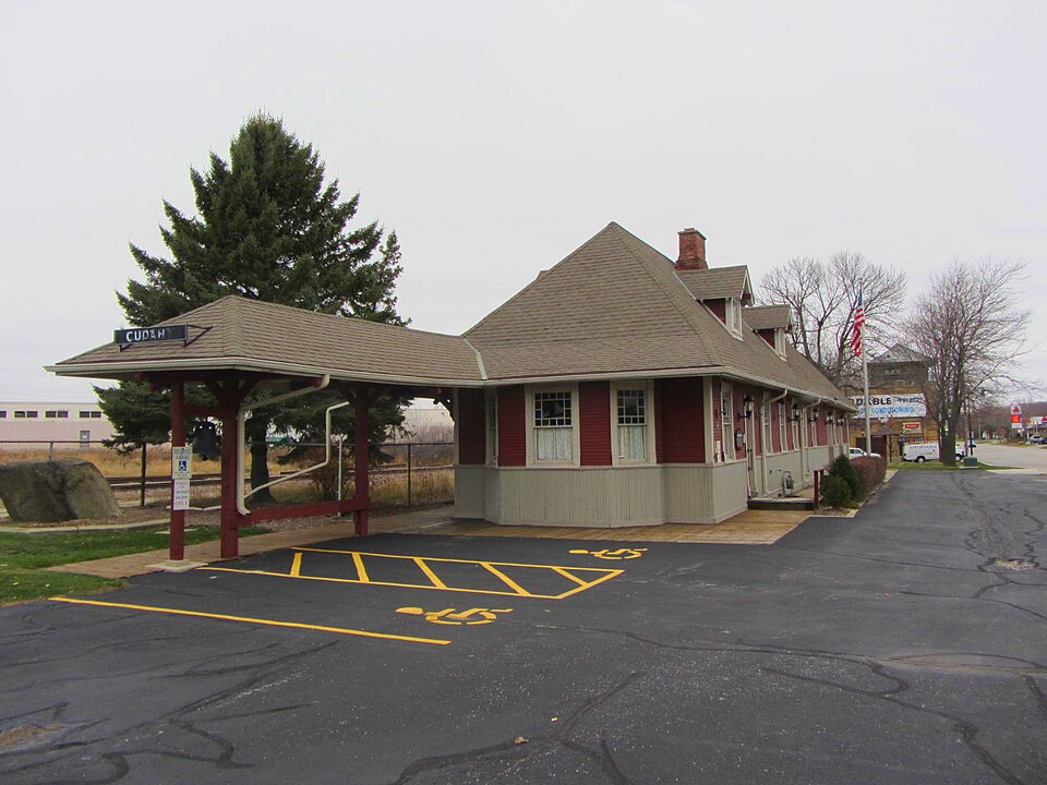 Photograph of Cudahy Chicago and North Western Railway Depot