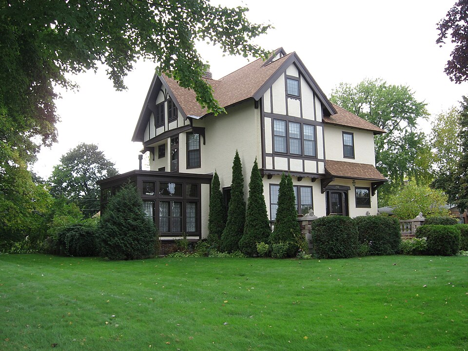 Photograph of Mary and Harry Brown House