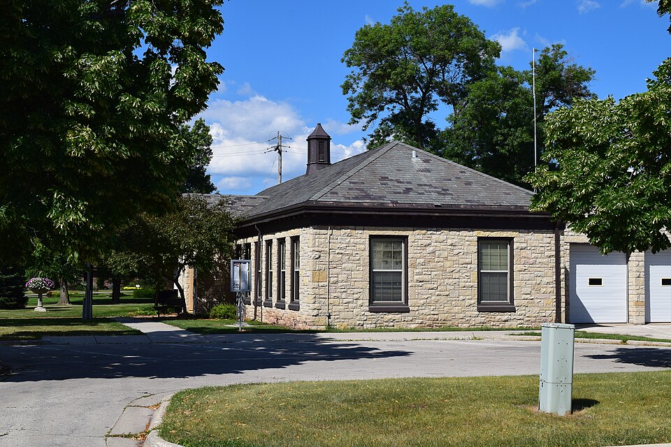 Photograph of Allouez Water Department and Town Hall