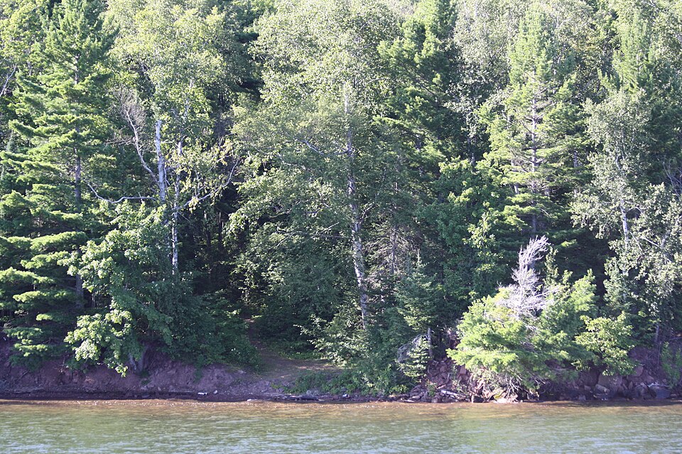 Photograph of Bass Island Brownstone Company Quarry