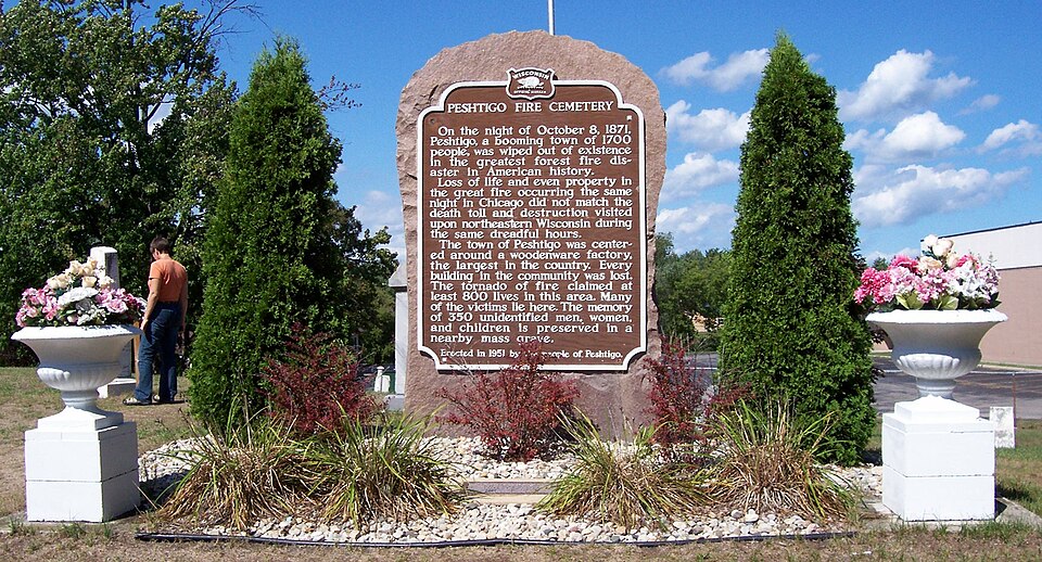 Photograph of Peshtigo Fire Cemetery