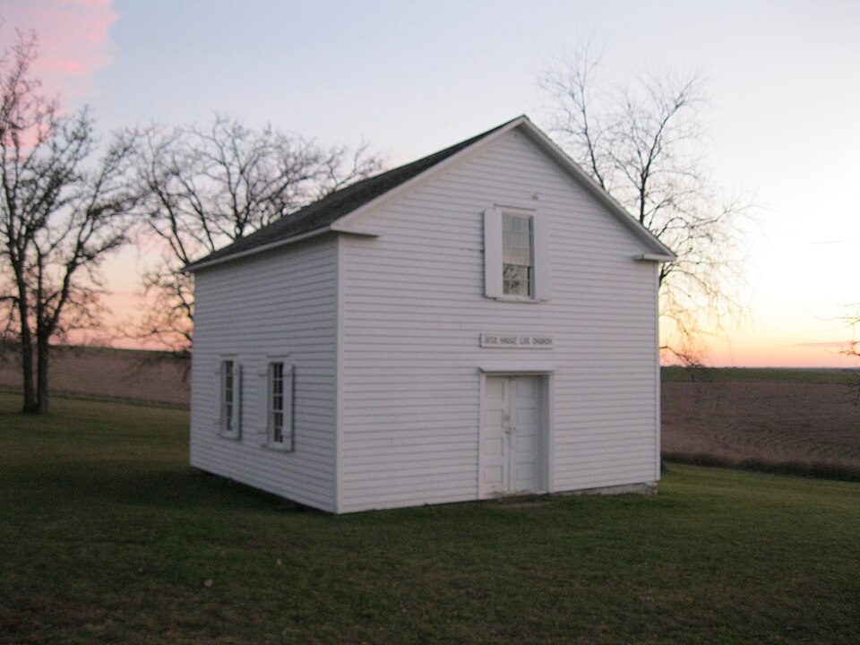 Photograph of Hauge Log Church