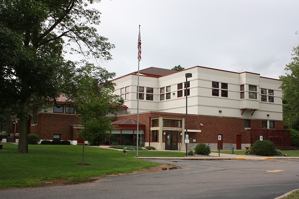 Photograph of T.B. Scott Free Library