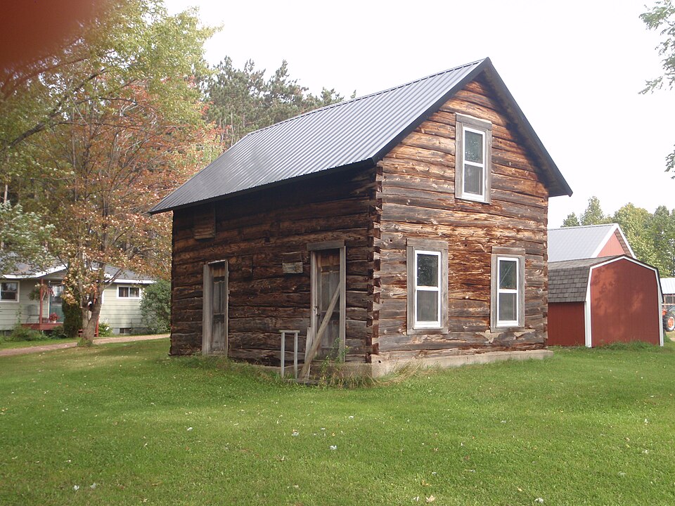 Photograph of Matt Johnson Log House