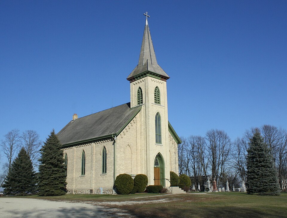 Photograph of St. John of God Roman Catholic Church, Convent, and School