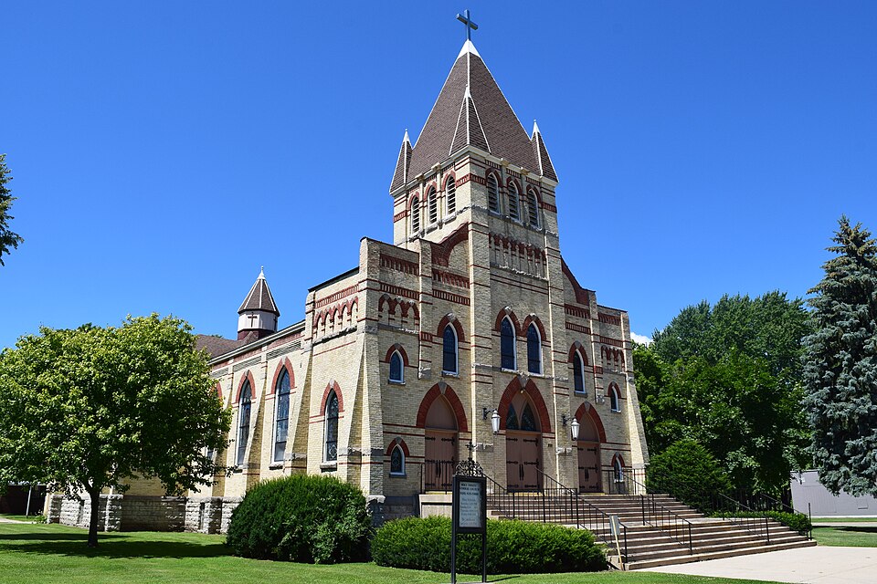 Photograph of St. Peter's and St. Joseph's Catholic Churches