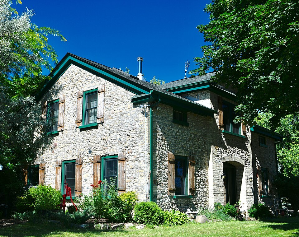 Photograph of Meyerhofer Cobblestone House