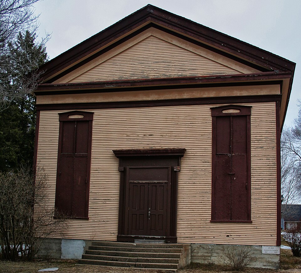 Photograph of Old Plover Methodist Church