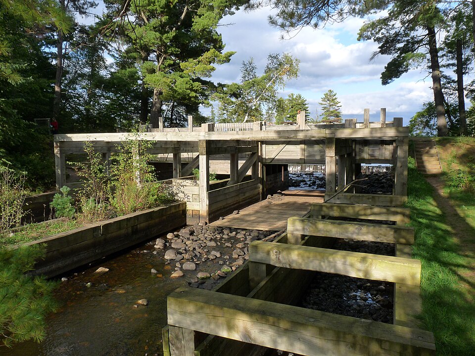 Photograph of Round Lake Logging Dam