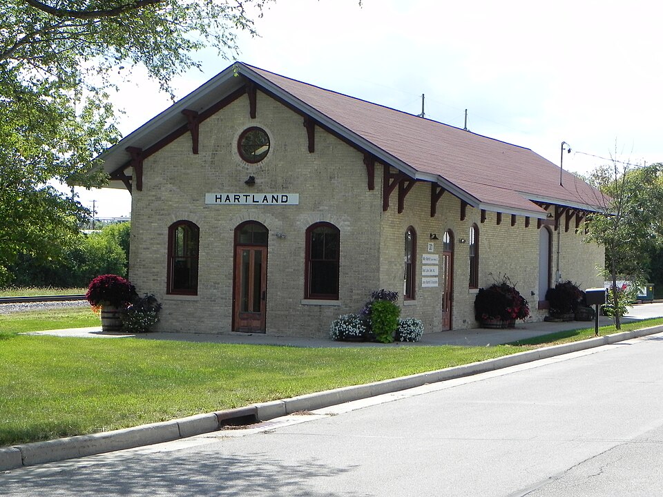 Photograph of Hartland Railroad Depot