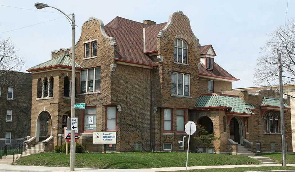 Photograph of Lohman Funeral Home and Livery Stable