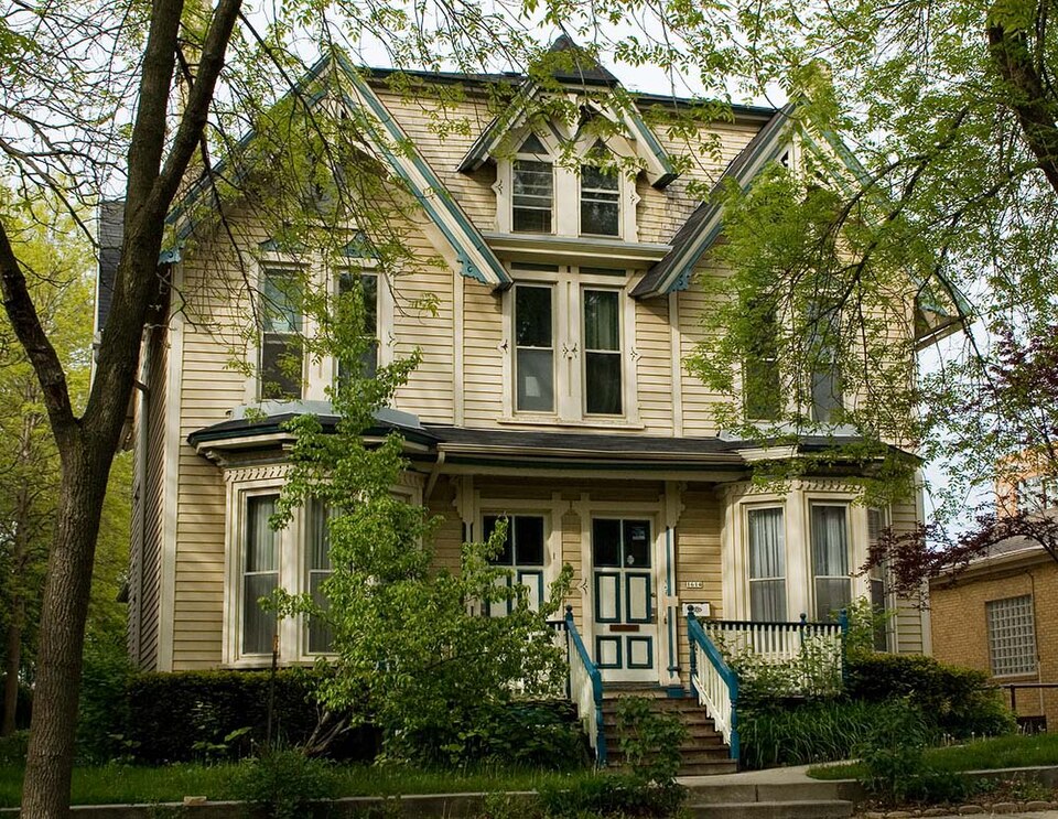 Photograph of Elias A. Calkins Doublehouse