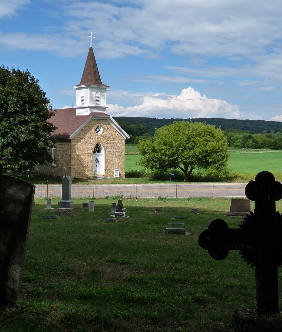 Photograph of Our Lady of Loretto Roman Catholic Church and Cemetery