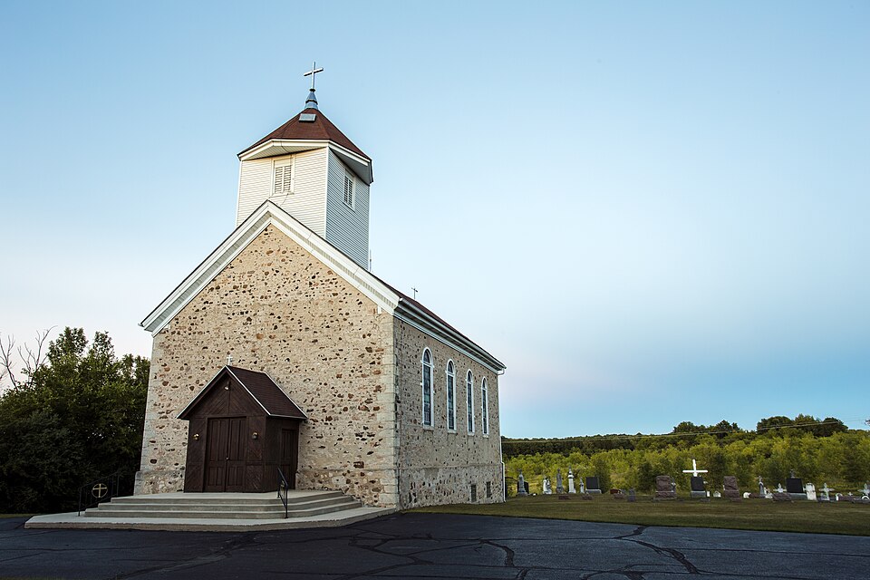 Photograph of St. Augustine Catholic Church and Cemetery