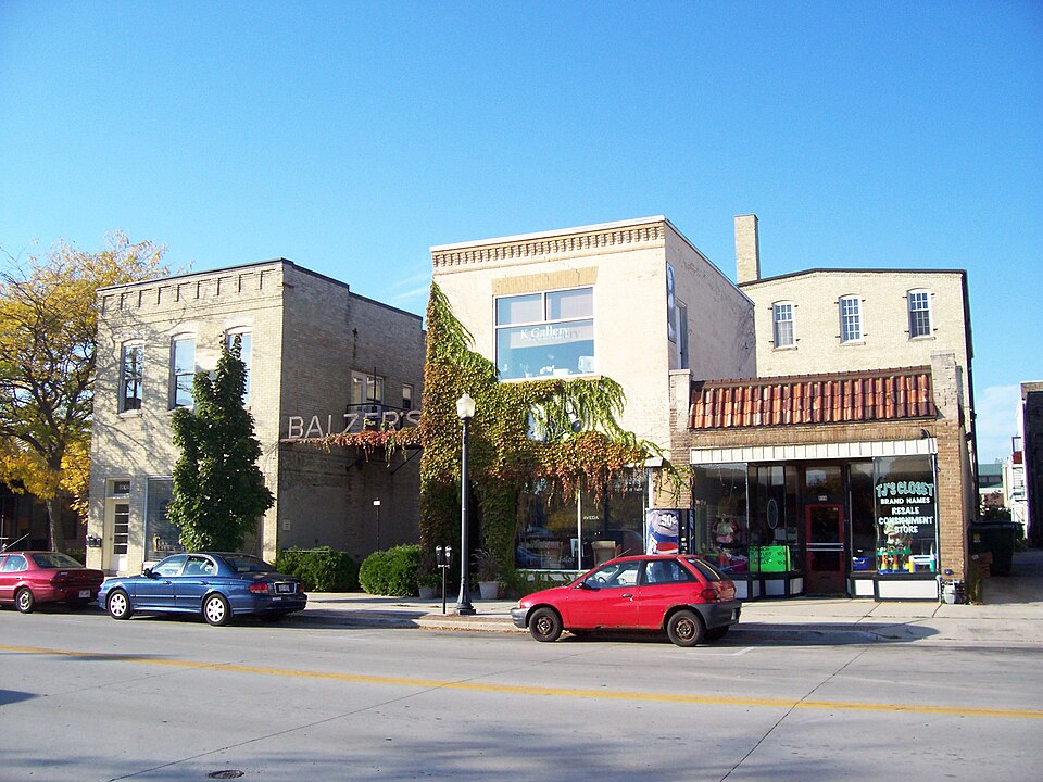 Photograph of John Balzer Wagon Works Complex
