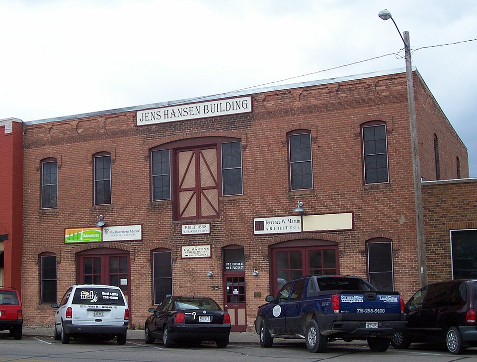 Photograph of Jens Hansen Wagon and Carriage Shop