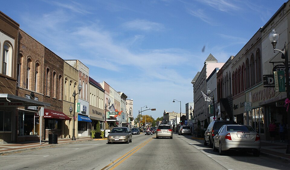 Photograph of Portage Retail Historic District