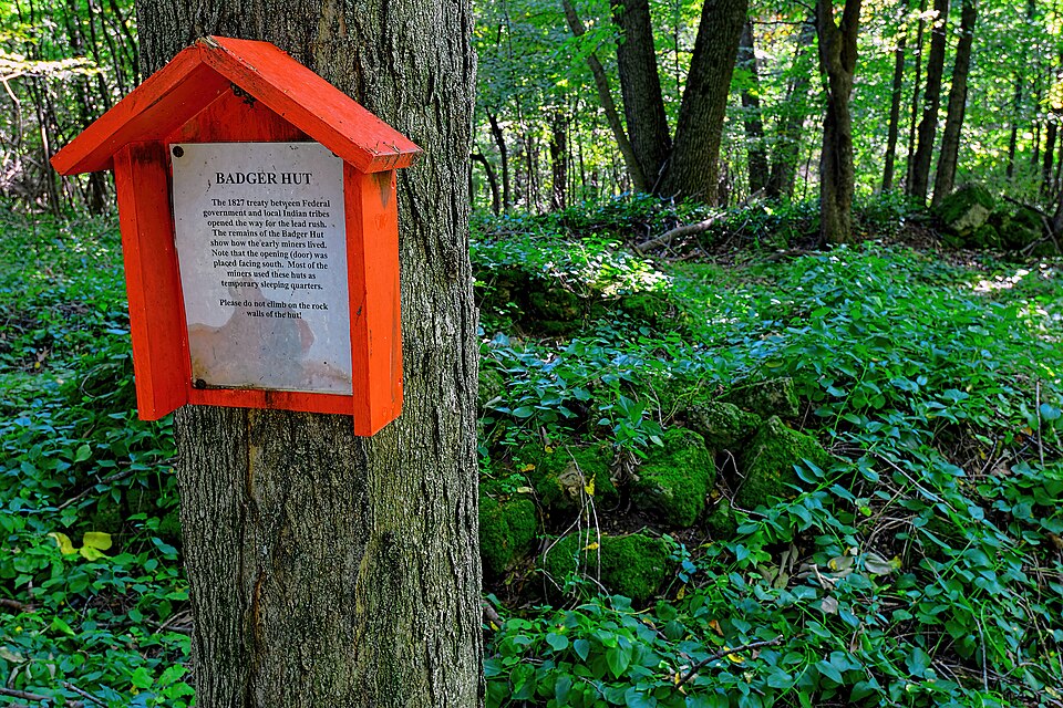 Photograph of Potosi Badger Huts Site