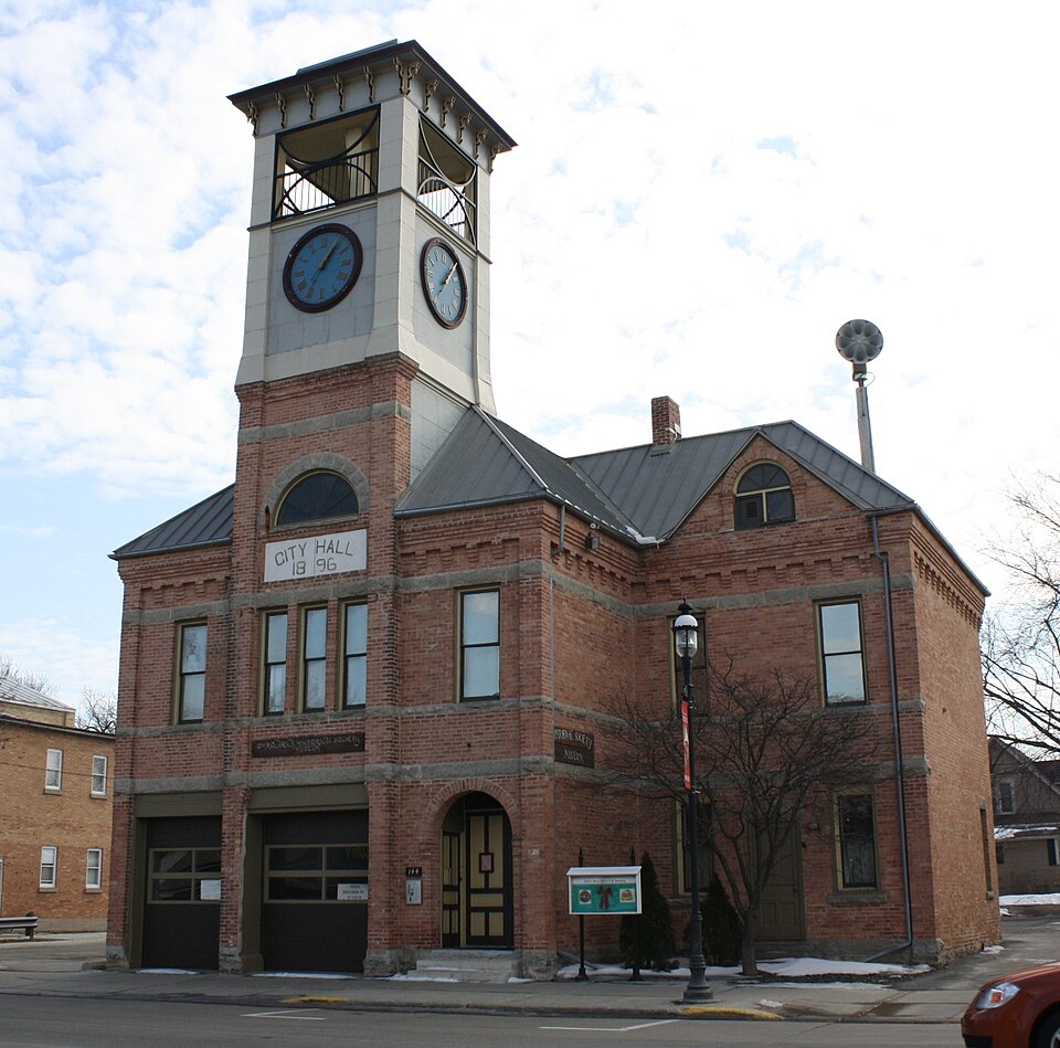 Photograph of Omro Village Hall and Engine House