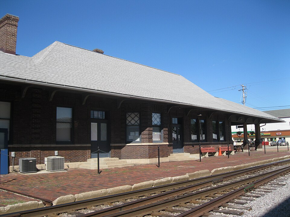 Photograph of Edgerton station