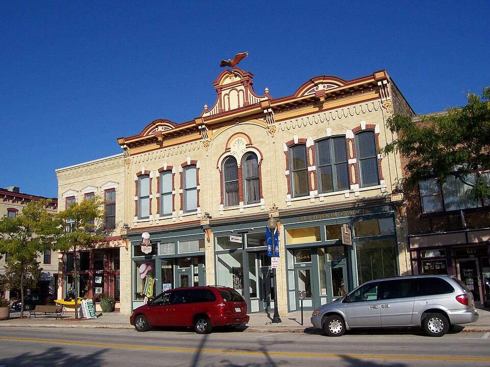 Photograph of Henry and Charles Imig Block