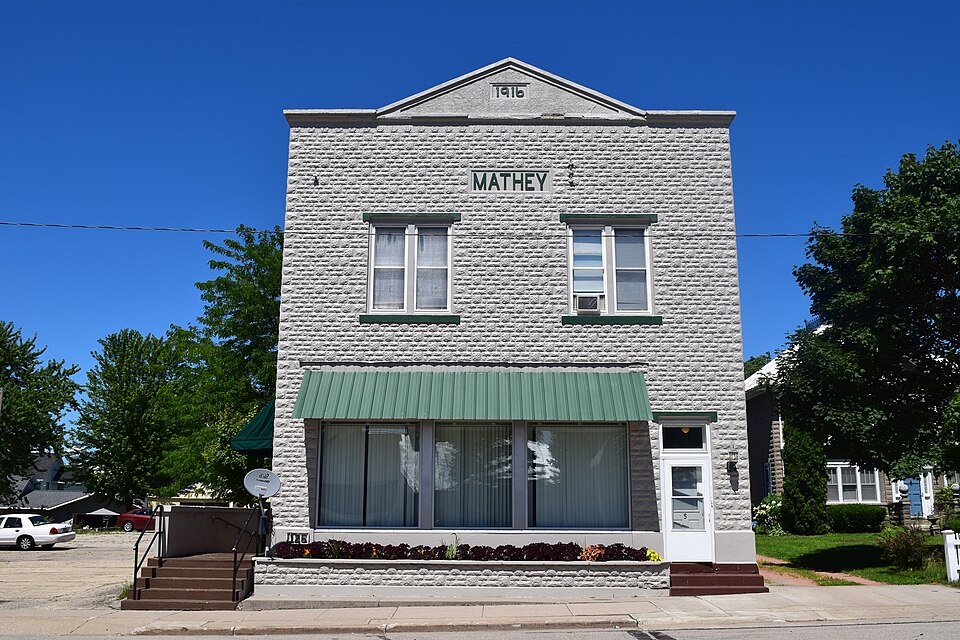 Photograph of Mathey Building