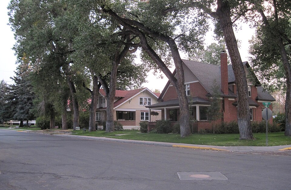 Photograph of Jackson Park Town Site Addition Brick Row