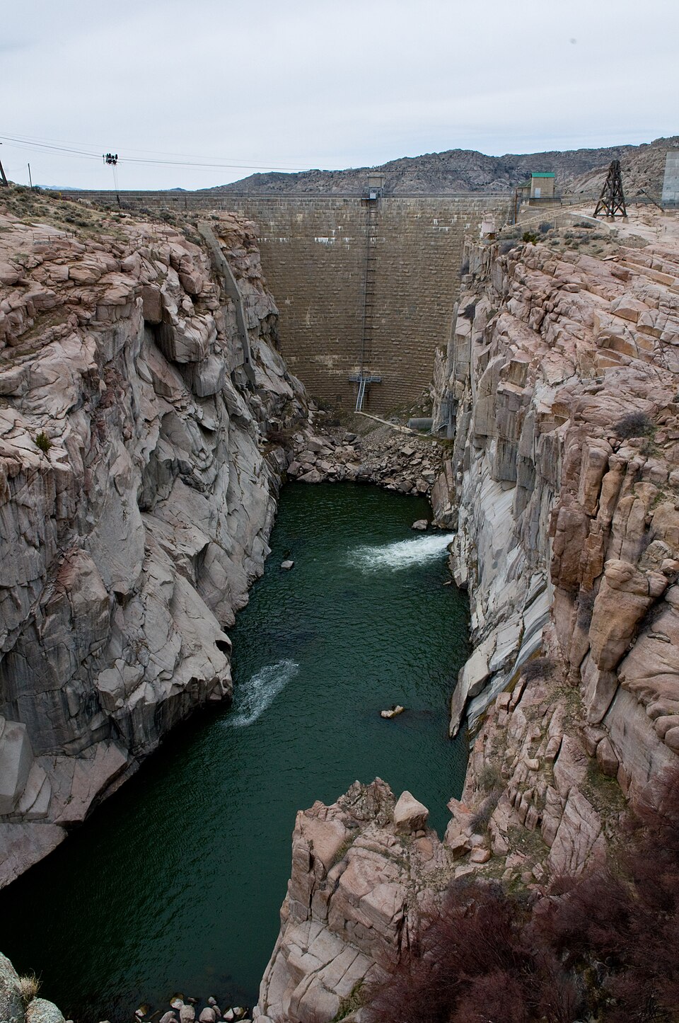 Photograph of Pathfinder Dam