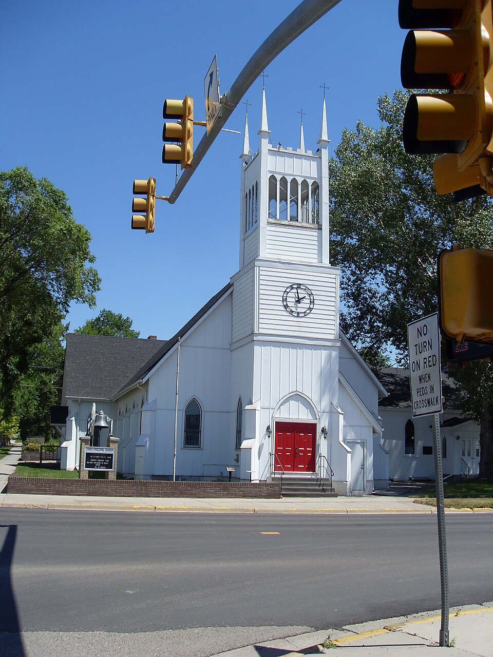 Photograph of Christ Episcopal Church and Rectory