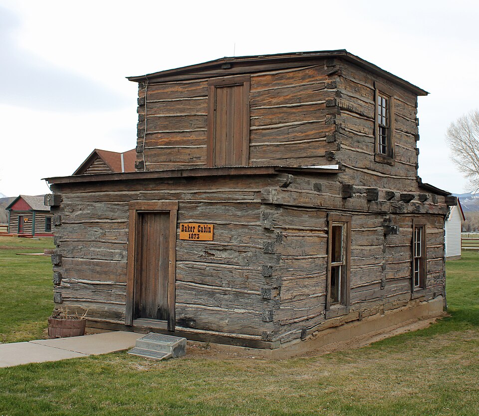 Photograph of Jim Baker Cabin