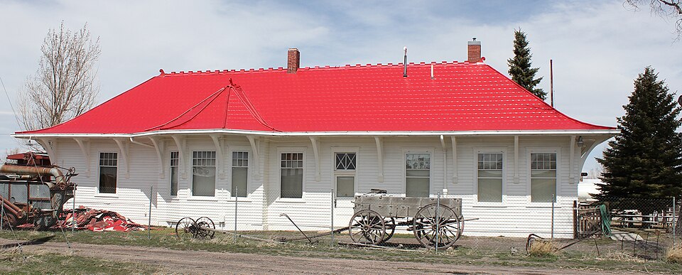 Photograph of Medicine Bow Union Pacific Depot