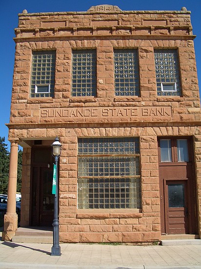 Photograph of Sundance State Bank Building